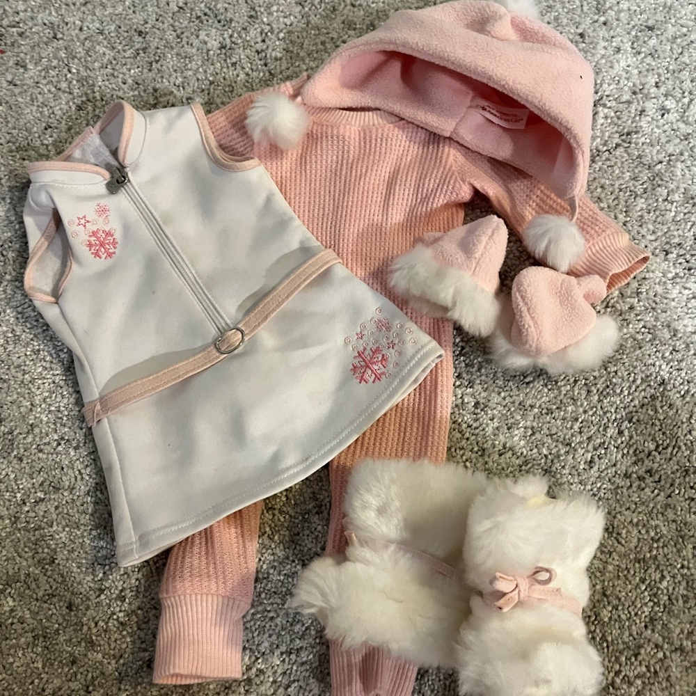 American girl doll “18 and winter outfit
